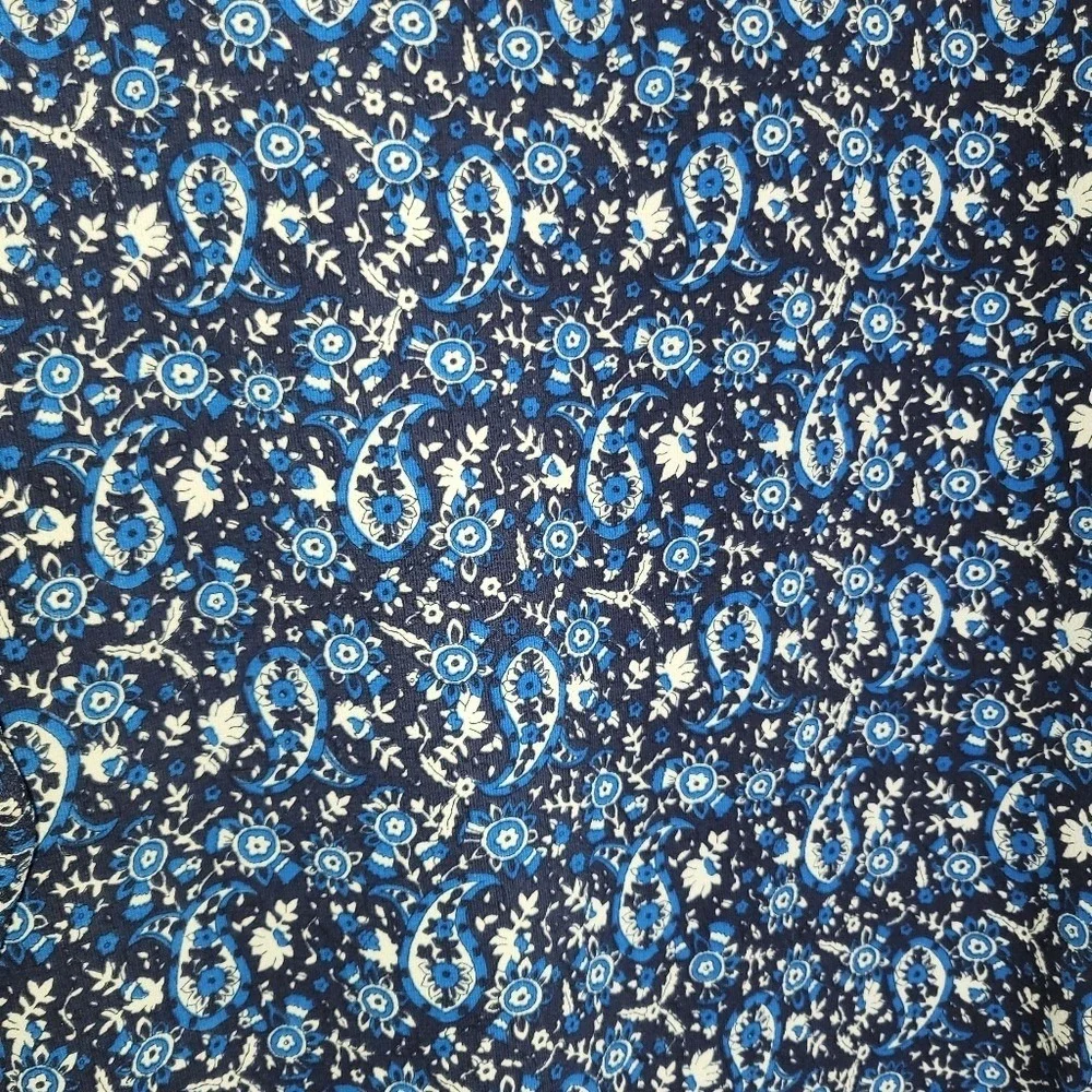 Michael Kors Women's Short Sleeve Paisley‎ Top Blouse - Picture 4 of 5